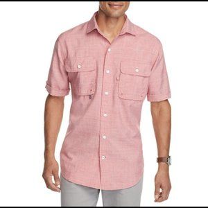 Saltwater Beach Performance Button Up Shirt XL